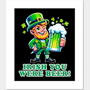 Leprechaun's Toast: Festive Frothy Fun Posters and Art